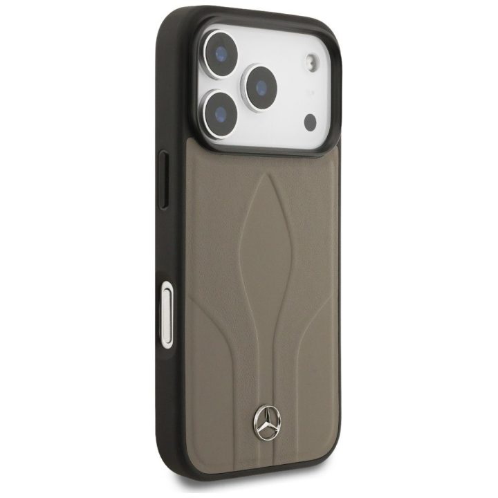 Telefono dėklas iPhone 17 Pro smėlio spalvos MagSafe Mercedes
