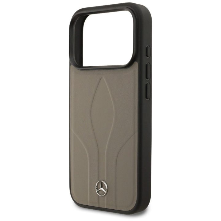 Telefono dėklas iPhone 17 Pro smėlio spalvos MagSafe Mercedes