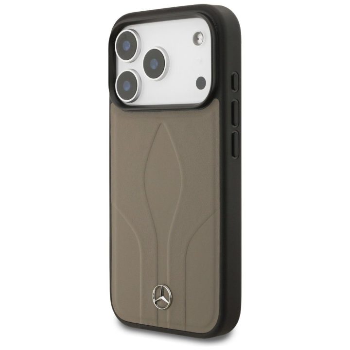 Telefono dėklas iPhone 17 Pro smėlio spalvos MagSafe Mercedes