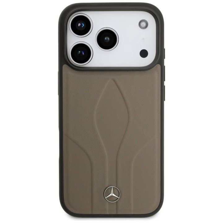 Telefono dėklas iPhone 17 Pro smėlio spalvos MagSafe Mercedes