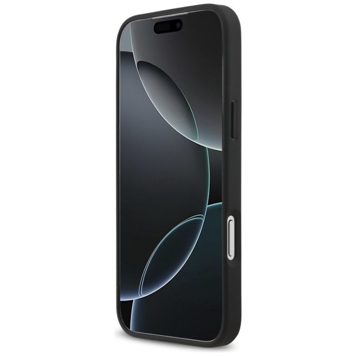 Telefono dėklas iPhone 17 Pro Max mėlynas odinis MagSafe Mercedes