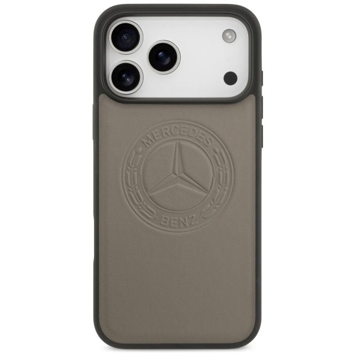 Telefono dėklas iPhone 17 Pro Max smėlio spalvos MagSafe Mercedes-Benz
