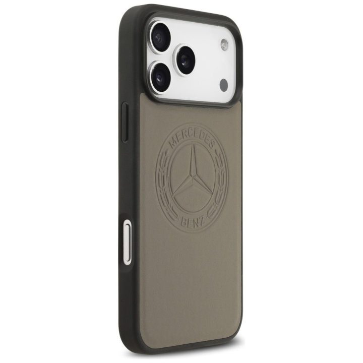 Telefono dėklas iPhone 17 Pro Max smėlio spalvos MagSafe Mercedes-Benz