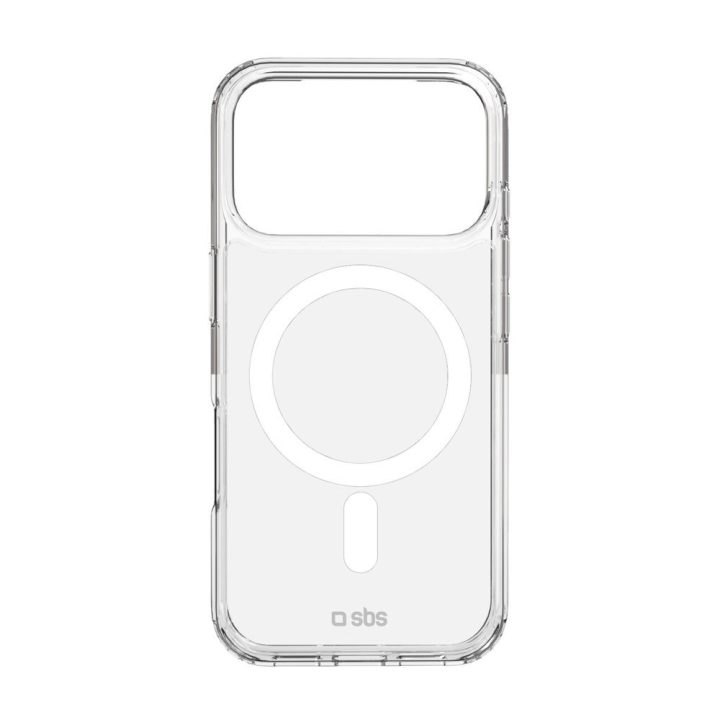Telefono dėklas iPhone 17 Pro skaidrus MagSafe D3O SBS