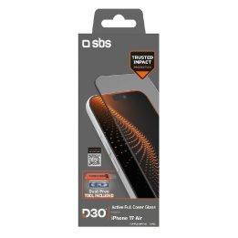 Grūdinto stiklo rinkinys iPhone 17 Air D3O su aplikatoriumi SBS