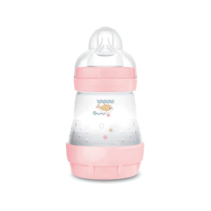 Buteliukas nuo dieglių kūdikiams 160 ml rožinis MAM