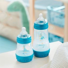 Buteliukas nuo dieglių kūdikiams mėlynas 160 ml MAM