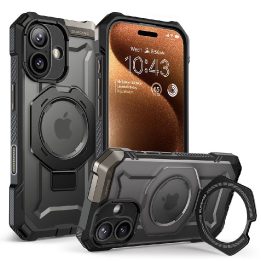 Telefono dėklas iPhone 17 juodas MagSafe Supcase