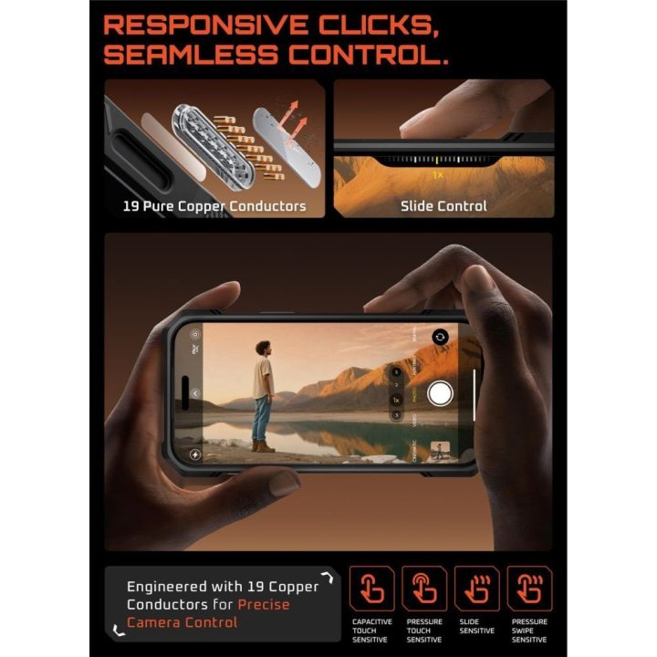 Telefono dėklas iPhone 17 juodas MagSafe Supcase