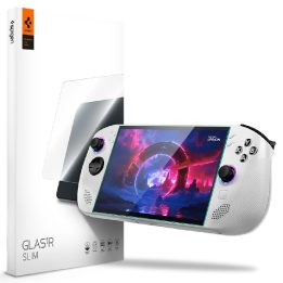 Grūdintas stiklas konsolės Lenovo Legion GO juodas 2 vnt. Spigen