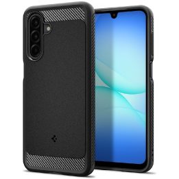 Telefono dėklas Samsung Galaxy A17 juodas matinis Spigen