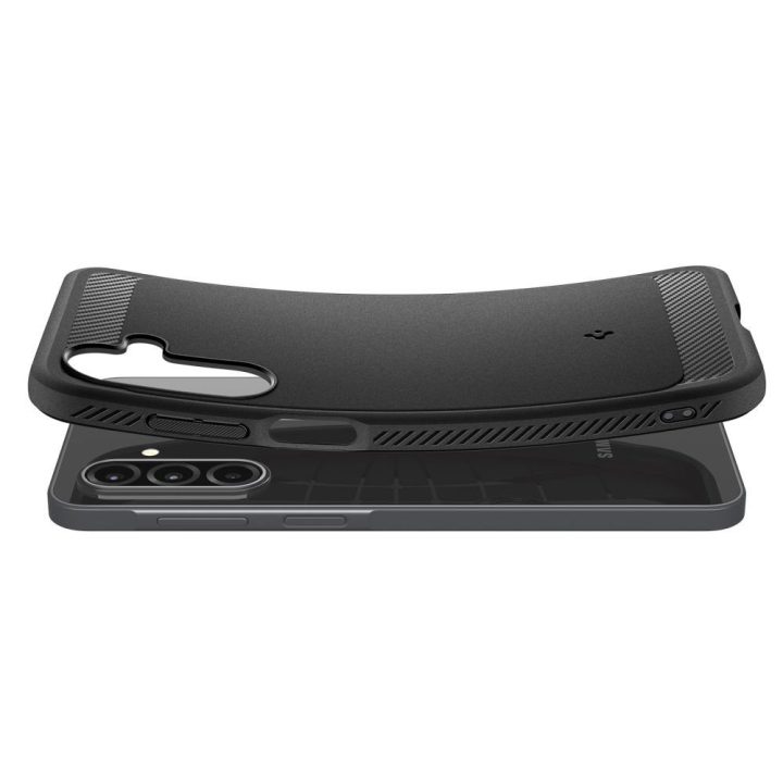 Telefono dėklas Samsung Galaxy A17 juodas matinis Spigen