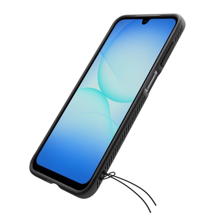 Telefono dėklas Samsung Galaxy A17 juodas matinis Spigen