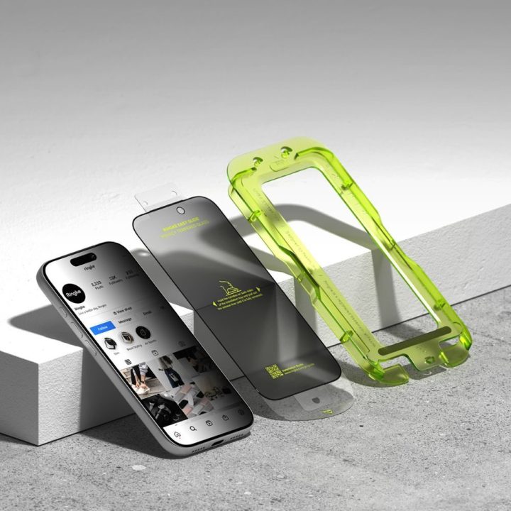 Grūdintas stiklas iPhone 17 Pro Max privatumo 2 vnt. Ringke