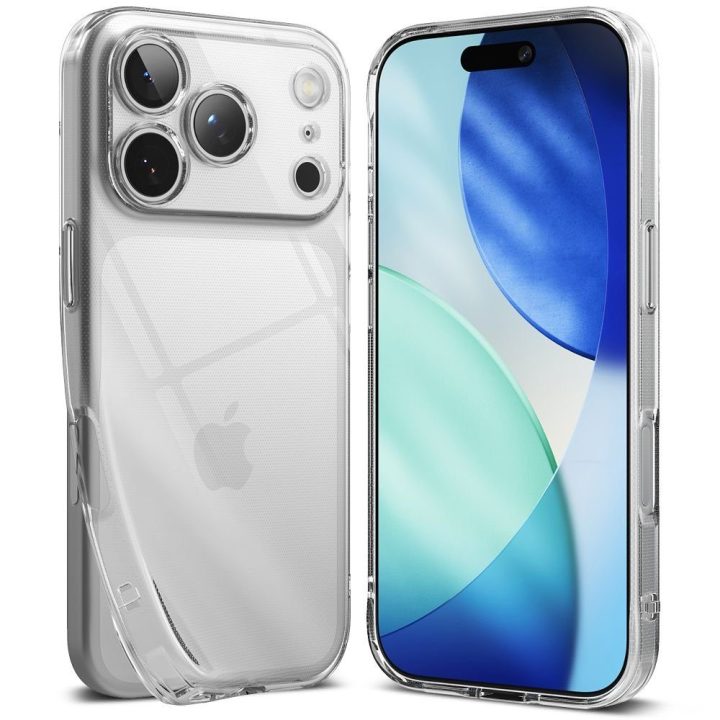 Telefono dėklas iPhone 17 Pro skaidrus Ringke Air
