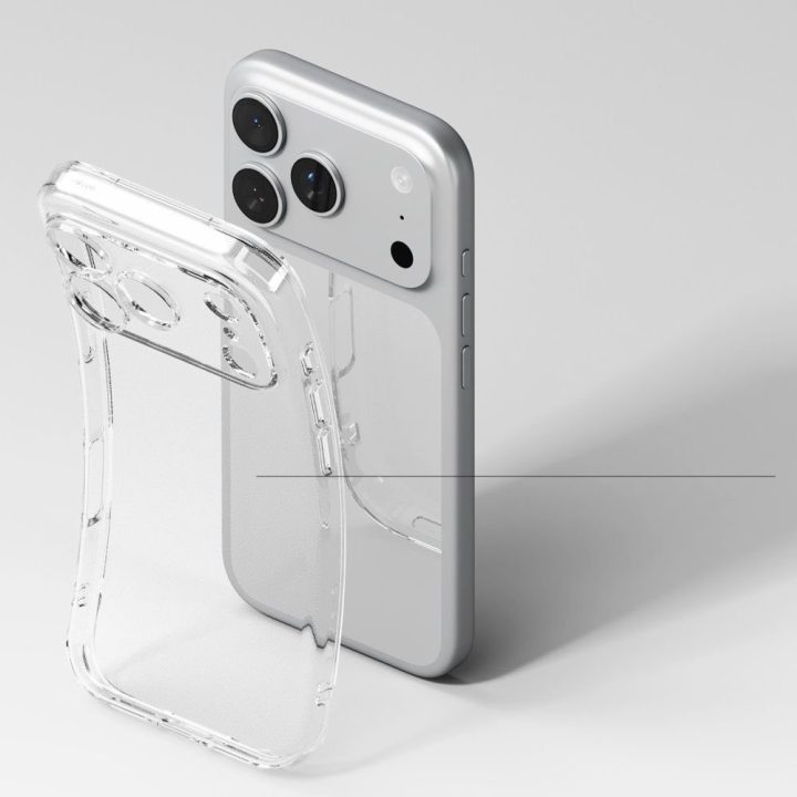 Telefono dėklas iPhone 17 Pro skaidrus Ringke Air