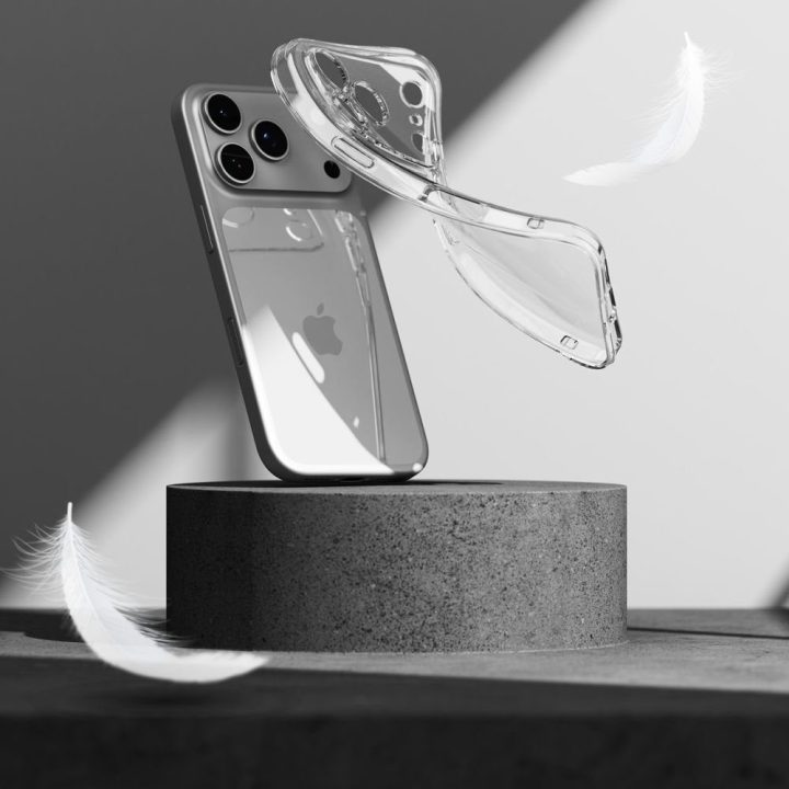 Telefono dėklas iPhone 17 Pro skaidrus Ringke Air