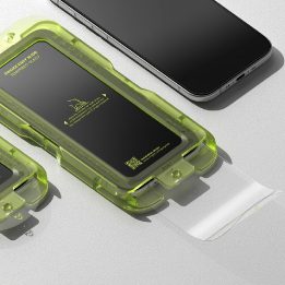 Grūdintas stiklas iPhone 17 Air juodas 2 vnt. Ringke