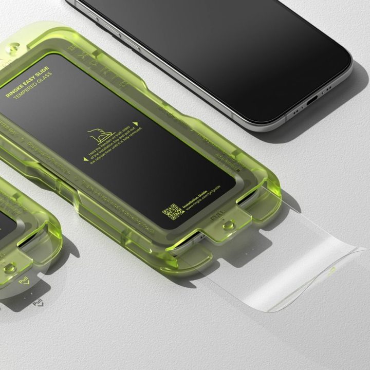 Grūdintas stiklas iPhone 17 Air juodas 2 vnt. Ringke