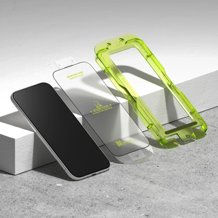 Grūdintas stiklas iPhone 17 Air juodas 2 vnt. Ringke