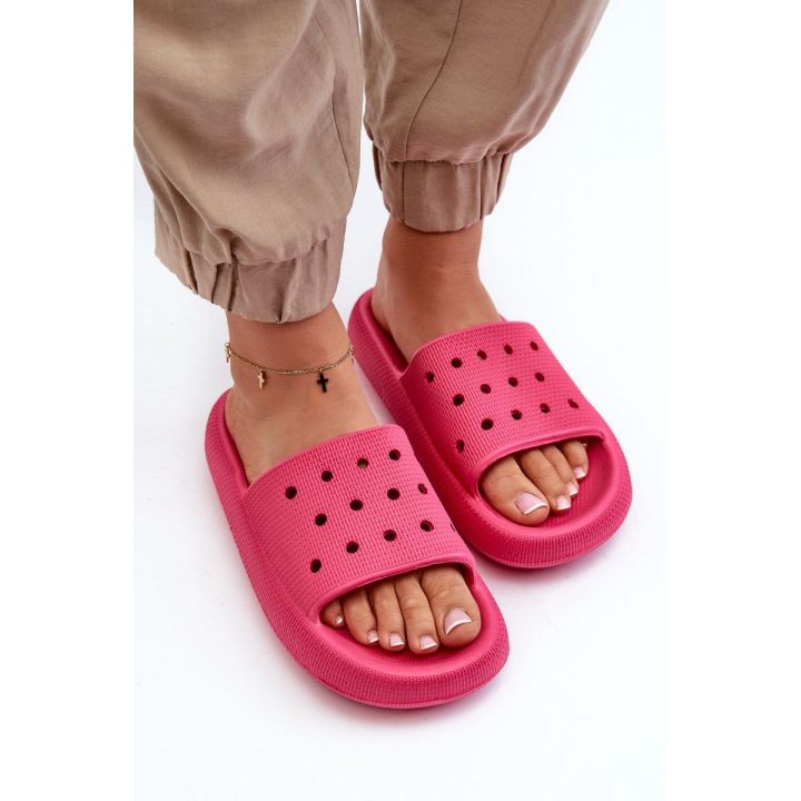 Moteriškos putų masės stulmos storais padais Fuchsia Beula