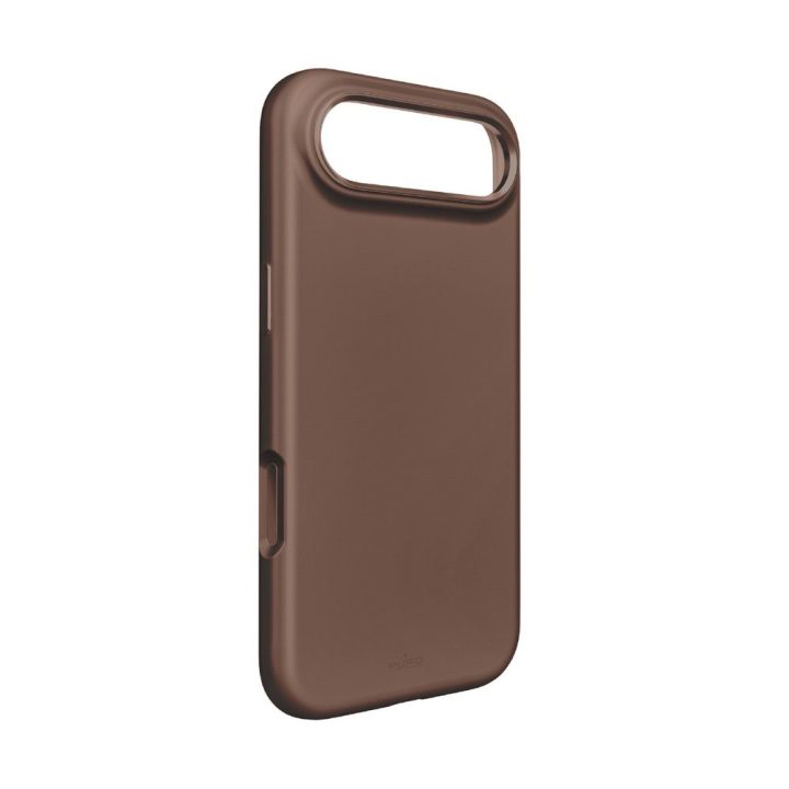 Telefono dėklas iPhone 17 Air rudas silikonas MagSafe Pure Icon