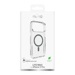 Telefono dėklas iPhone 17 Pro skaidrus MagSafe Puro