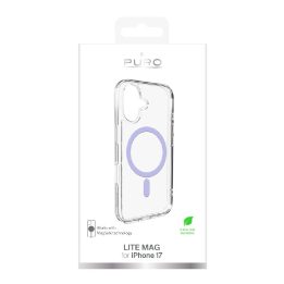 Telefono dėklas iPhone 17 skaidrus MagSafe Puro
