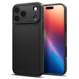 Telefono dėklas iPhone 17 Pro juodas MagSafe Spigen Thin Fit