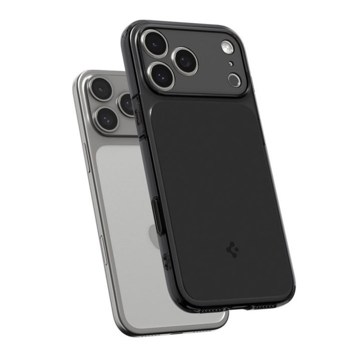 Telefono dėklas iPhone 17 Pro Max juodas matinis MagSafe Spigen