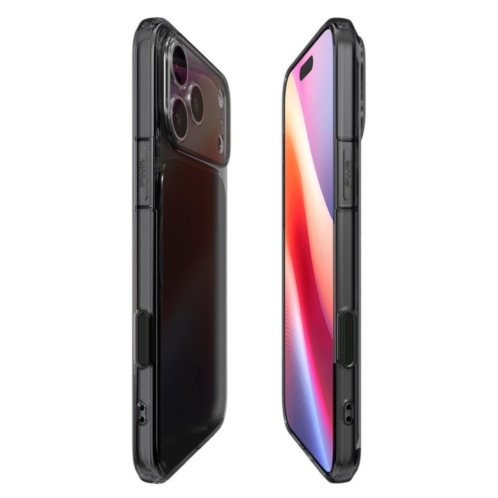 Telefono dėklas iPhone 17 Pro Max juodas matinis MagSafe Spigen