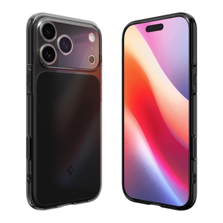 Telefono dėklas iPhone 17 Pro Max juodas matinis MagSafe Spigen