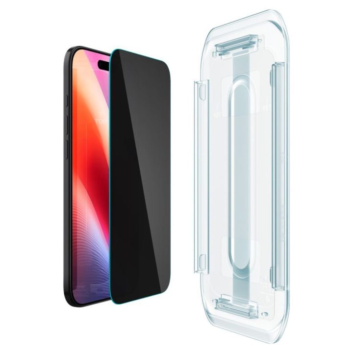 Grūdintas stiklas iPhone 17 Air privatumo 2 vnt. Spigen