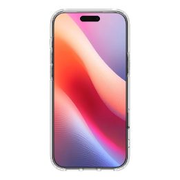 Telefono dėklas iPhone 17 Pro Max skaidrus baltas MagSafe Spigen