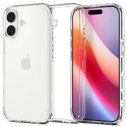 Telefono dėklas iPhone 17 skaidrus Spigen