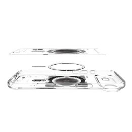 Telefono dėklas iPhone 17 skaidrus MagSafe Spigen