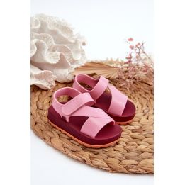 Vaikiški sandaliukay su velcro ZAXY LL385001 Rožiniai