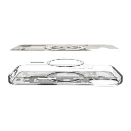 Telefono dėklas iPhone 17 skaidrus MagSafe Spigen Ultra Hybrid Zero One