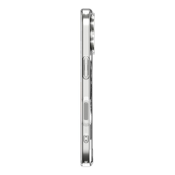 Telefono dėklas iPhone 17 skaidrus MagSafe Spigen Ultra Hybrid Zero One