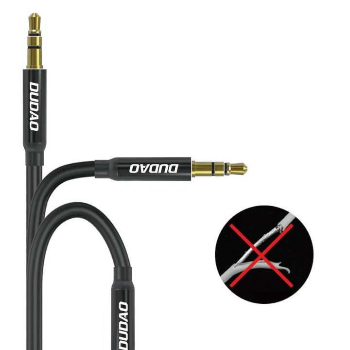 AUX laidas 3,5 mm stereo 1 m juodas L12S