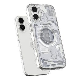 Telefono dėklas iPhone 17 skaidrus MagSafe Spigen