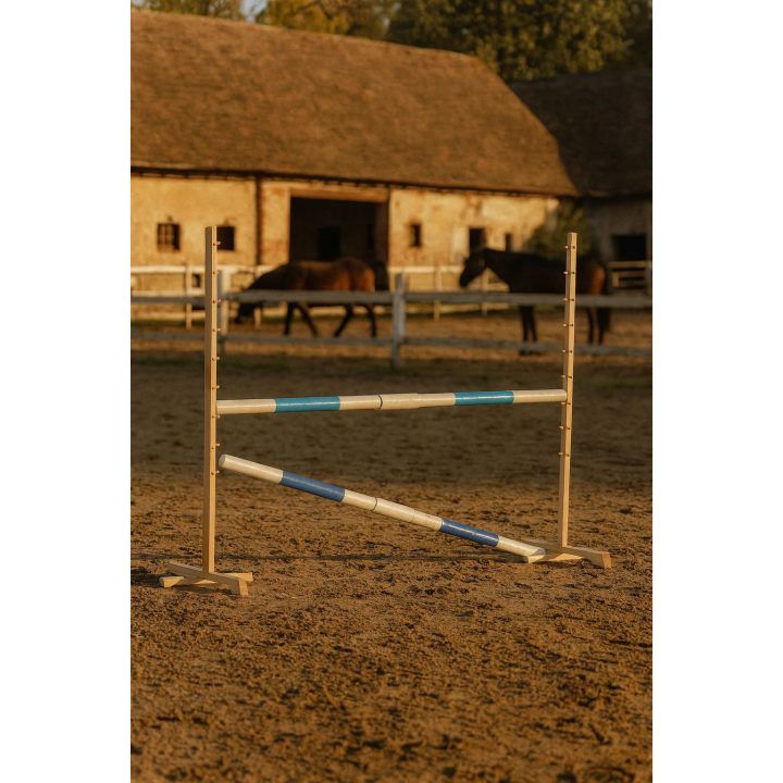 Šuolių kliūtis Hobby Horse 160 cm šviesiai mėlyna ir mėlyna