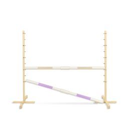 Šuolių kliūtis Hobby Horse smėlio ir šviesiai violetinė 160×120 cm