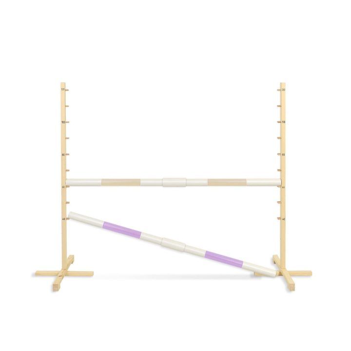 Šuolių kliūtis Hobby Horse smėlio ir šviesiai violetinė 160×120 cm