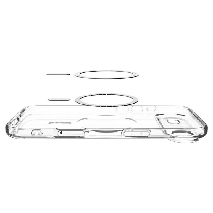 Telefono dėklas iPhone 17 Air skaidrus MagSafe Spigen