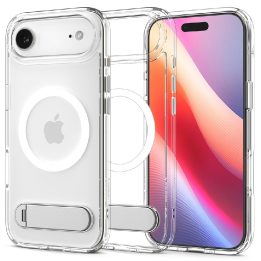 Telefono dėklas iPhone 17 Air skaidrus baltas MagSafe Spigen