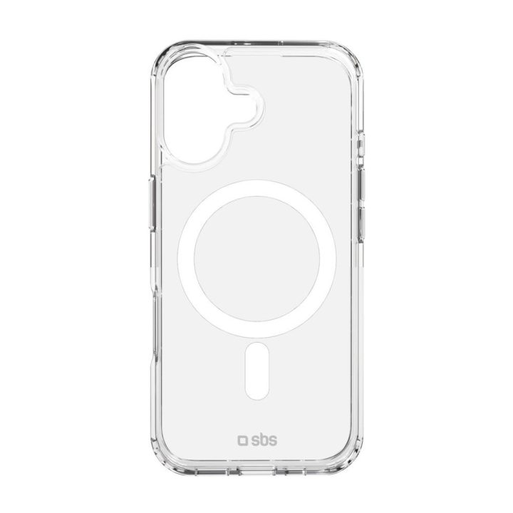 Telefono dėklas iPhone 17 skaidrus MagSafe SBS