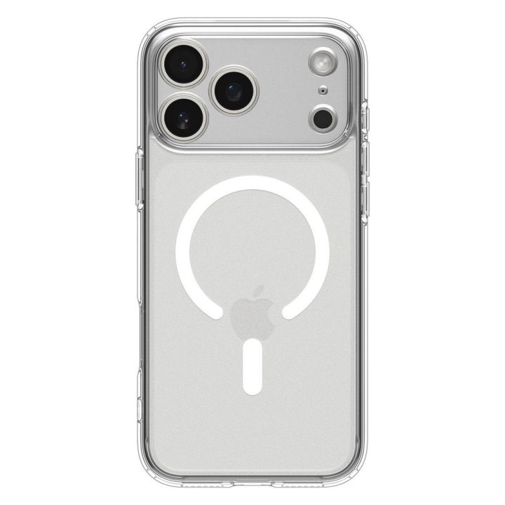 Telefono dėklas iPhone 17 Pro skaidrus MagSafe Spigen