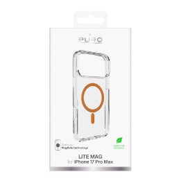 Telefono dėklas iPhone 17 Pro Max skaidrus MagSafe Puro