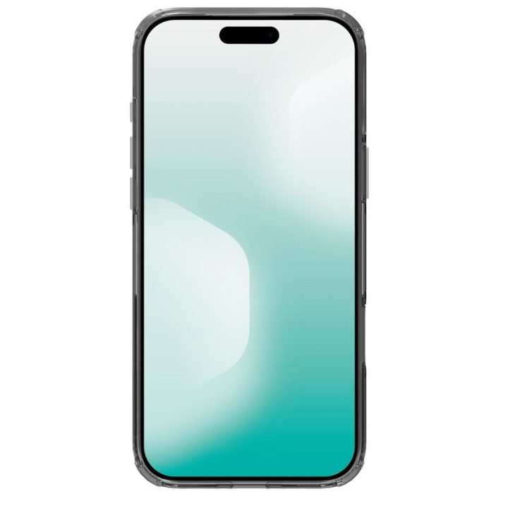 Telefono dėklas iPhone 17 Pro Max permatomas juodas Nillkin